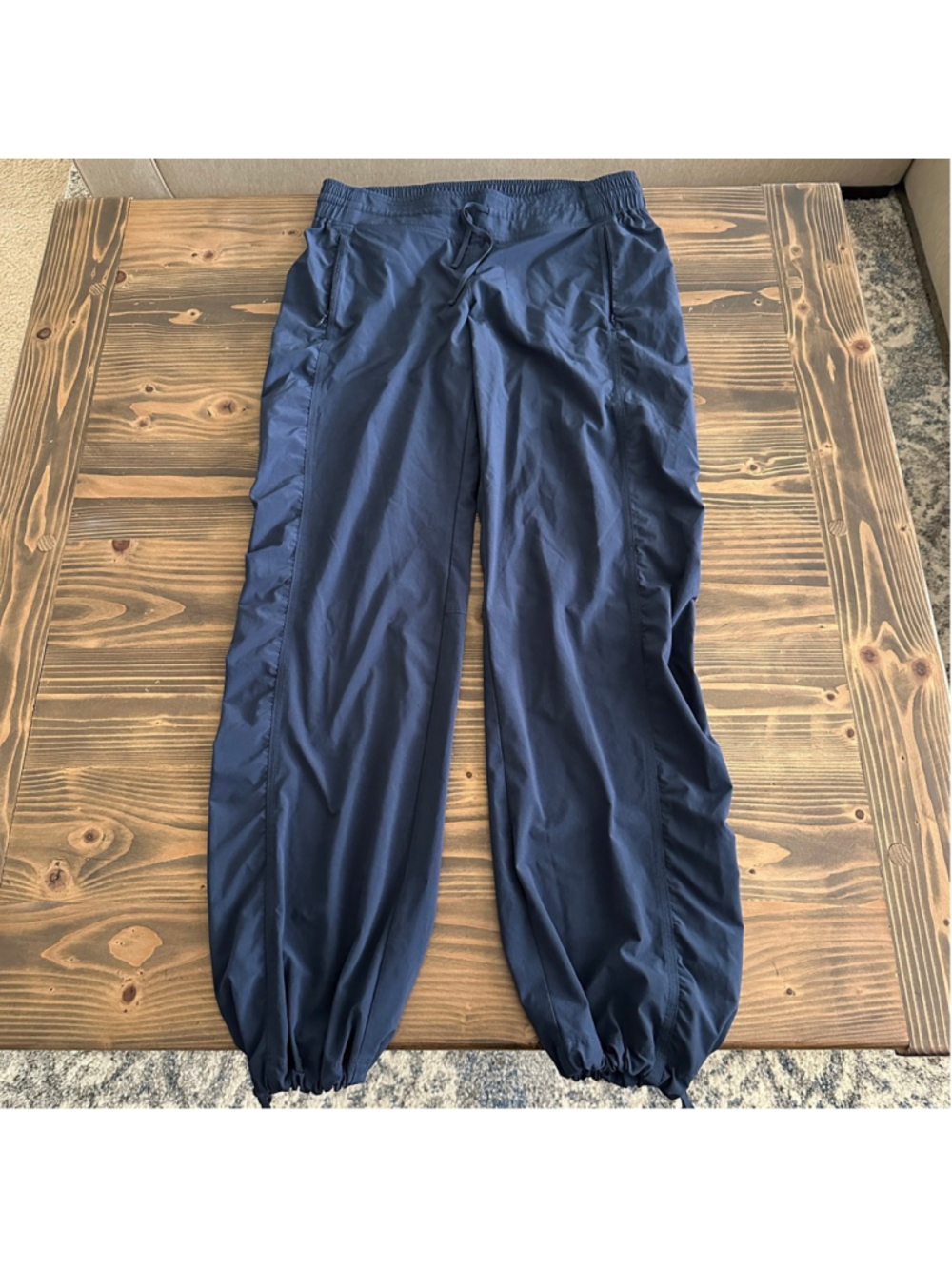 Athleta La Viva Pants Womens 8 Navy Joggers Travel Athletic